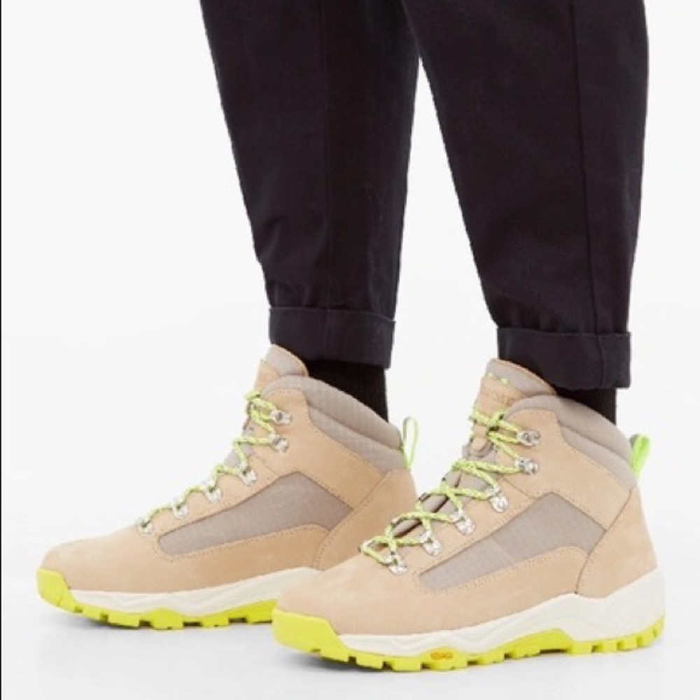 DIEMME
Cortina Nubuck And Canvas Hiking Boots In Sand